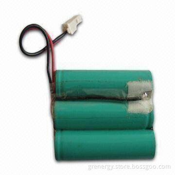 3.6V Ni-MH Battery Pack with 600mAh Nominal Capacity, Used in Cordless Phone